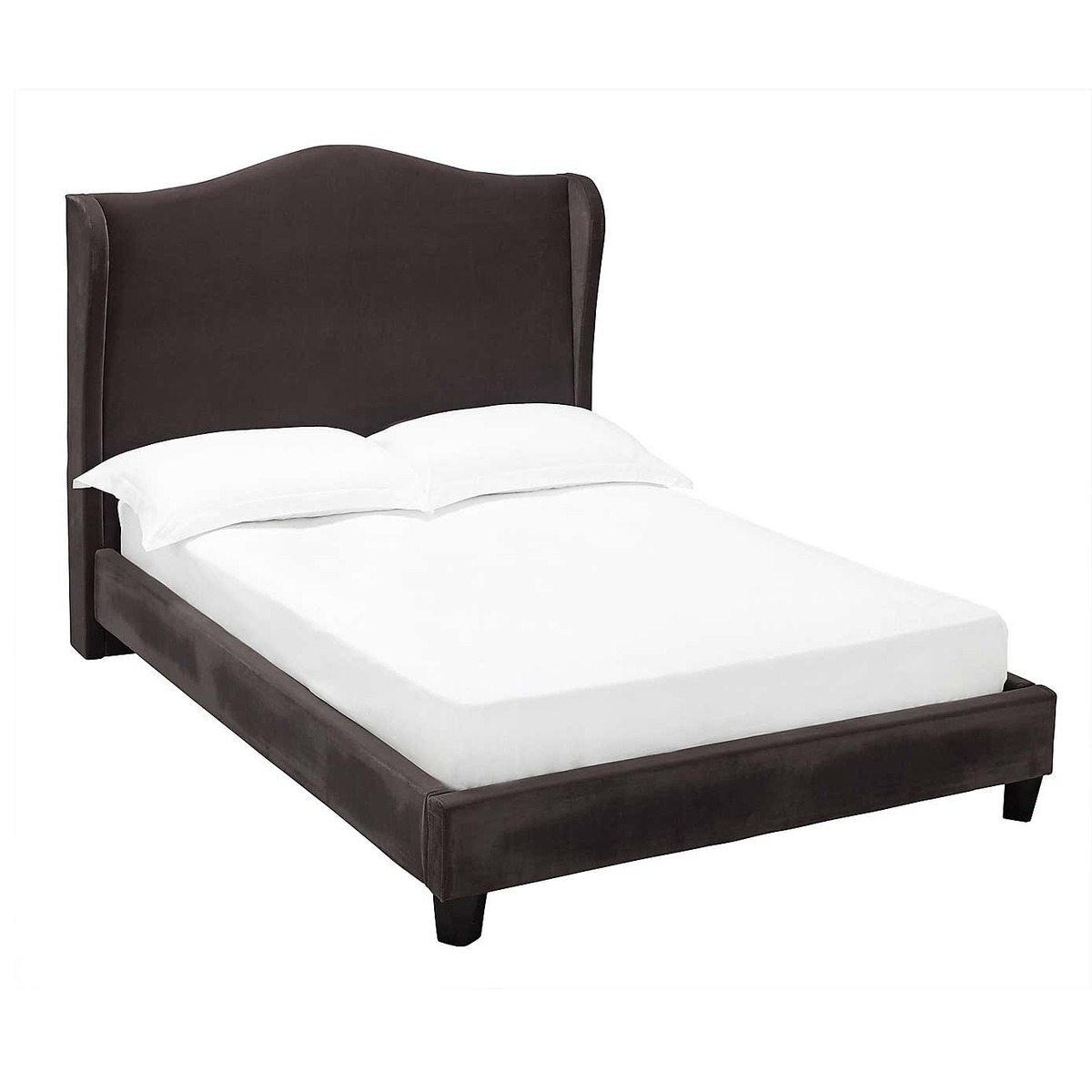 Chateaux Velvet Bed Frame - Grey Charcoal – image 2
