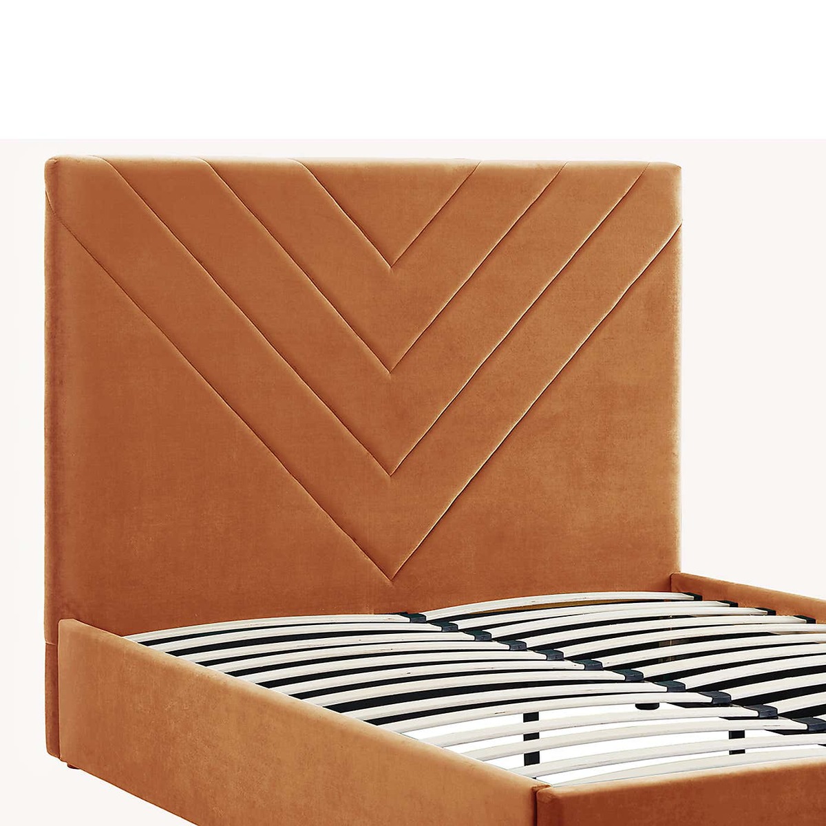 Islington Velvet Bed Frame - Orange Orange – image 8