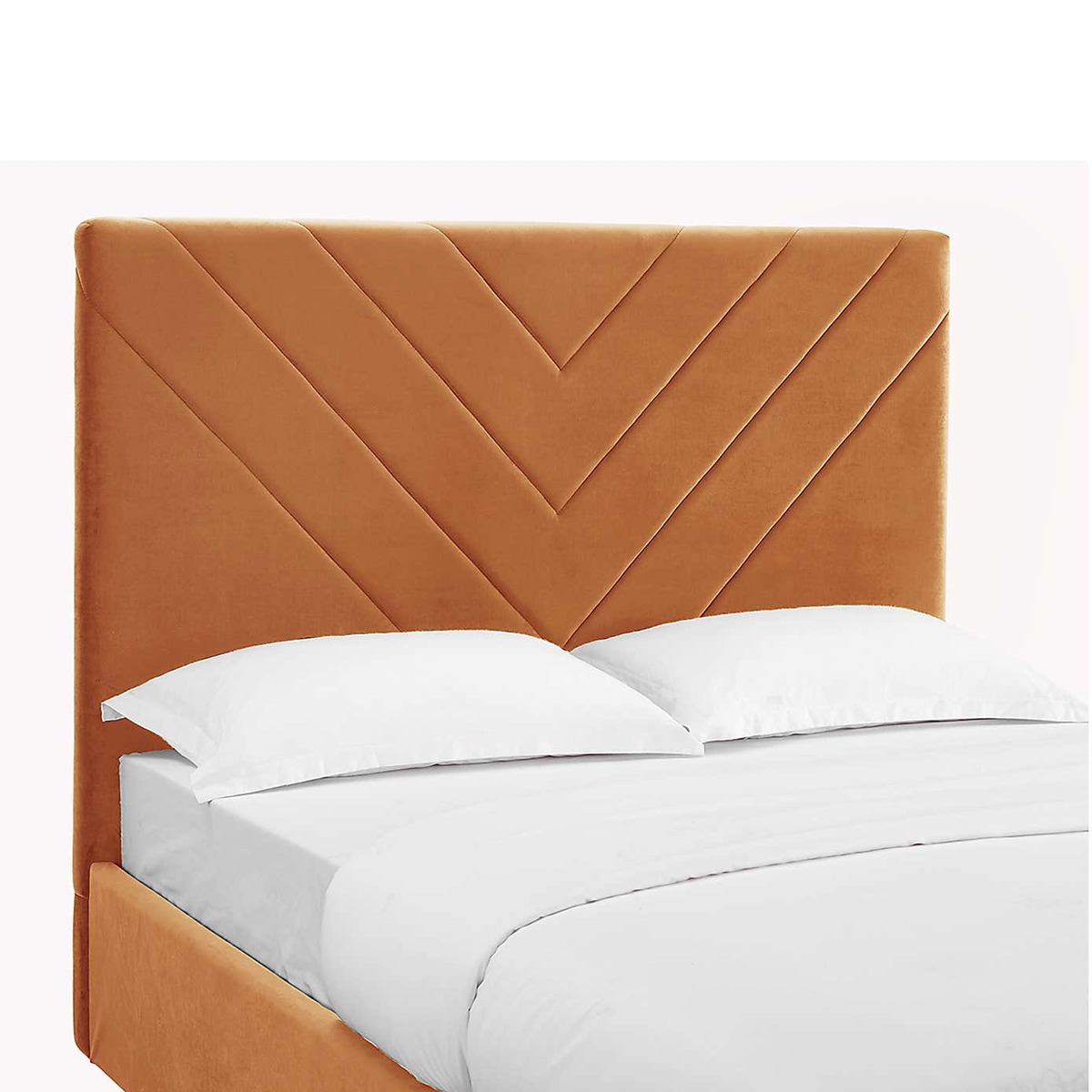 Islington Velvet Bed Frame - Orange Orange – image 9