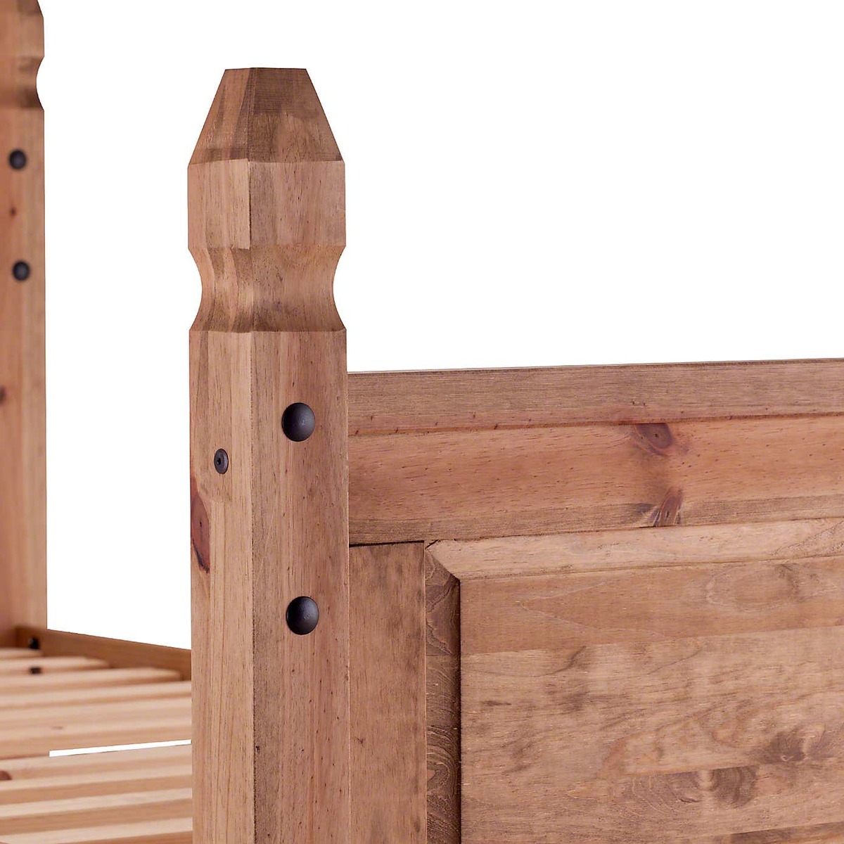 Corona Mexican High Foot End Bed Frame Natural – image 4