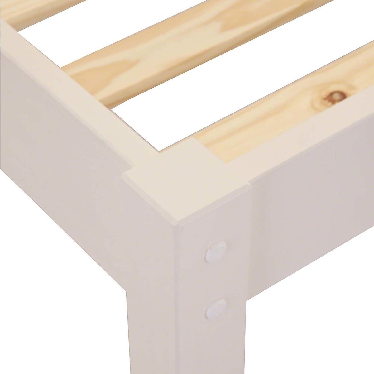 Barcelona Low Foot End Bedstead White – image 2