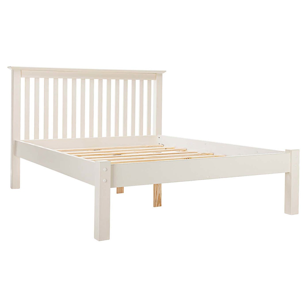 Barcelona Low Foot End Bedstead White – image 4