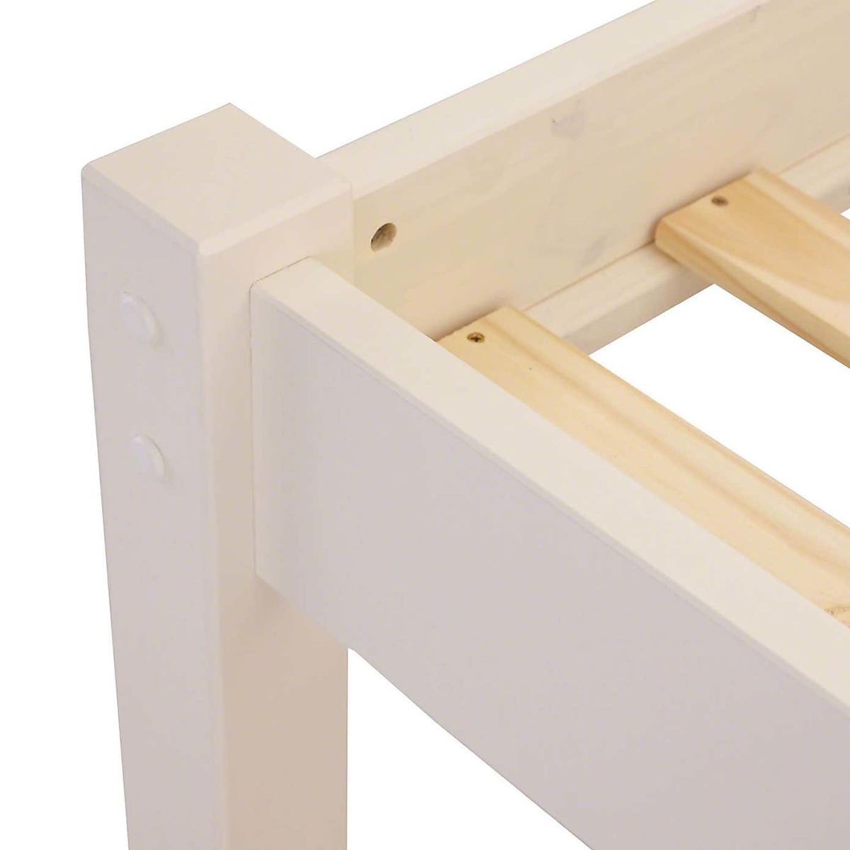 Barcelona Low Foot End Bedstead White – image 7
