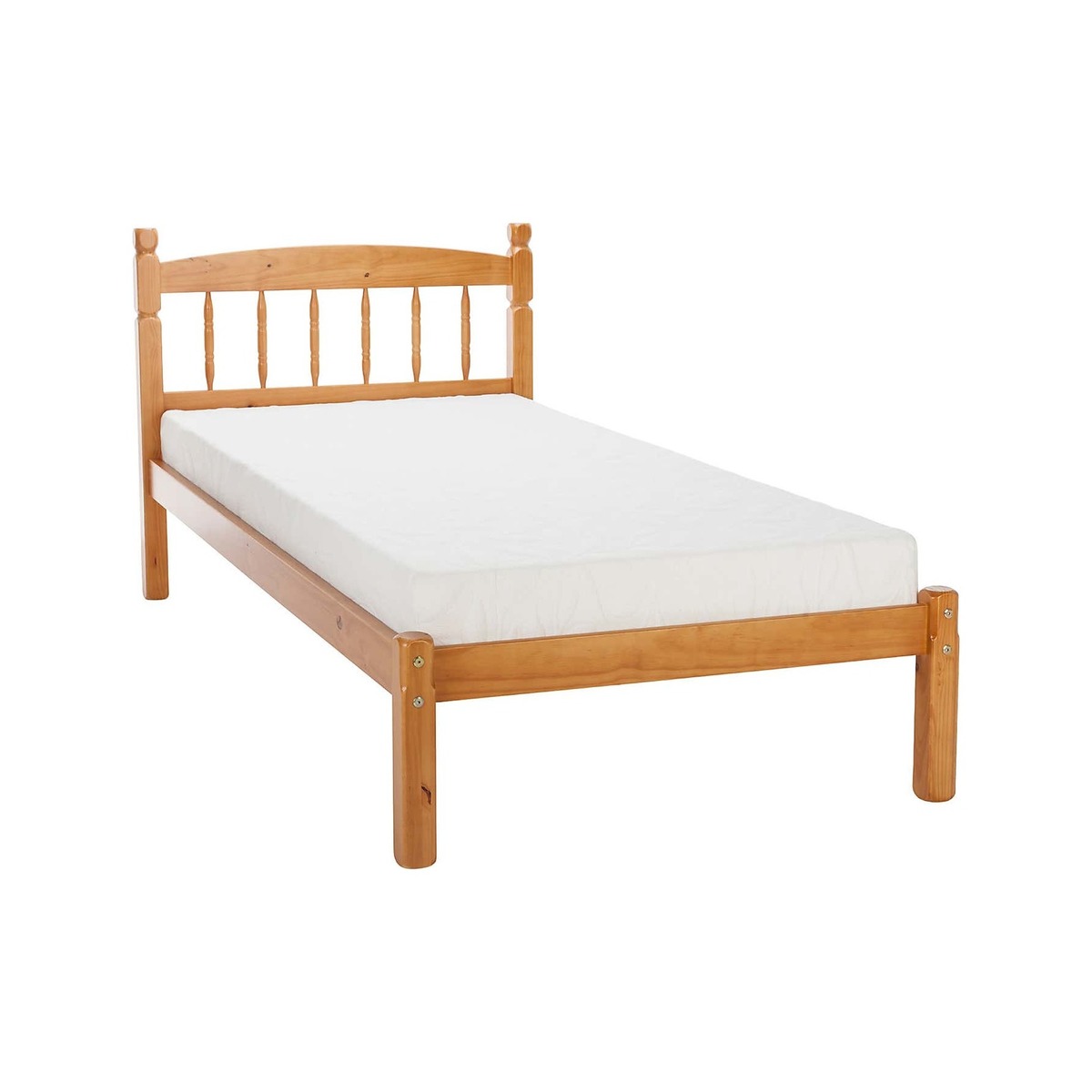 Pickwick Wooden Bed Frame Brown – image 1