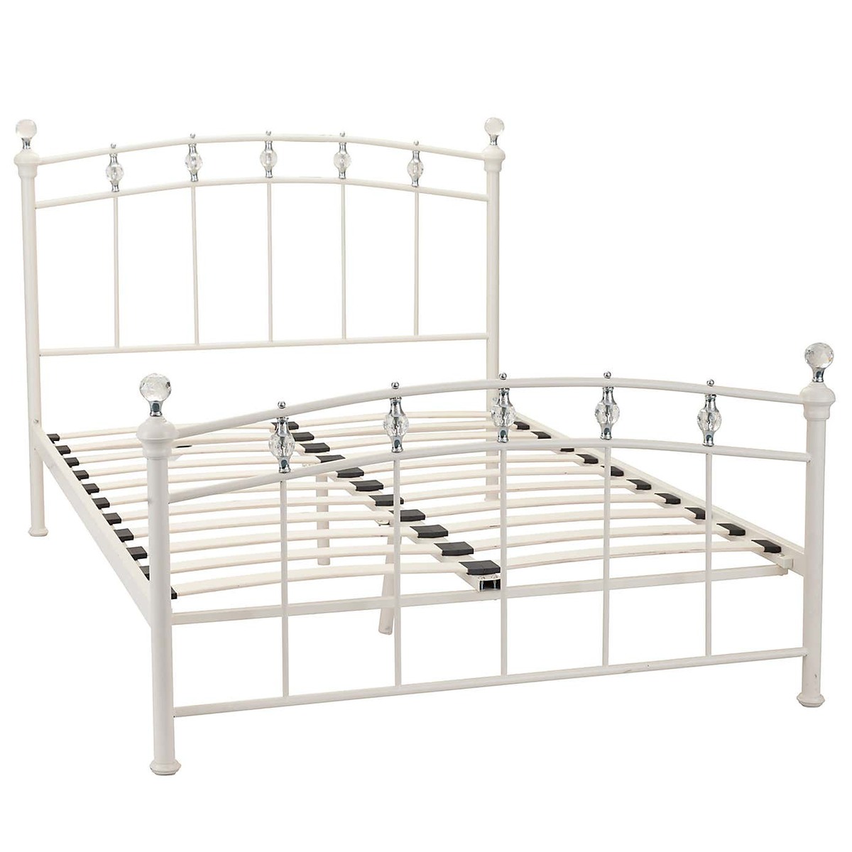 Sophie Crystal Bedstead White – image 2