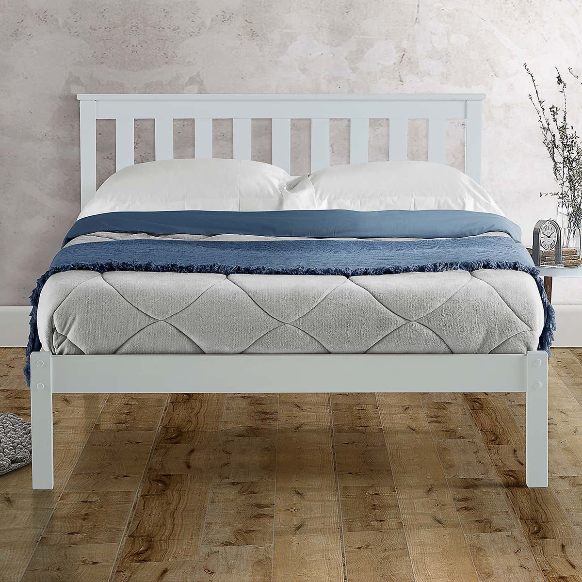 Denver Low End Bed White – image 5