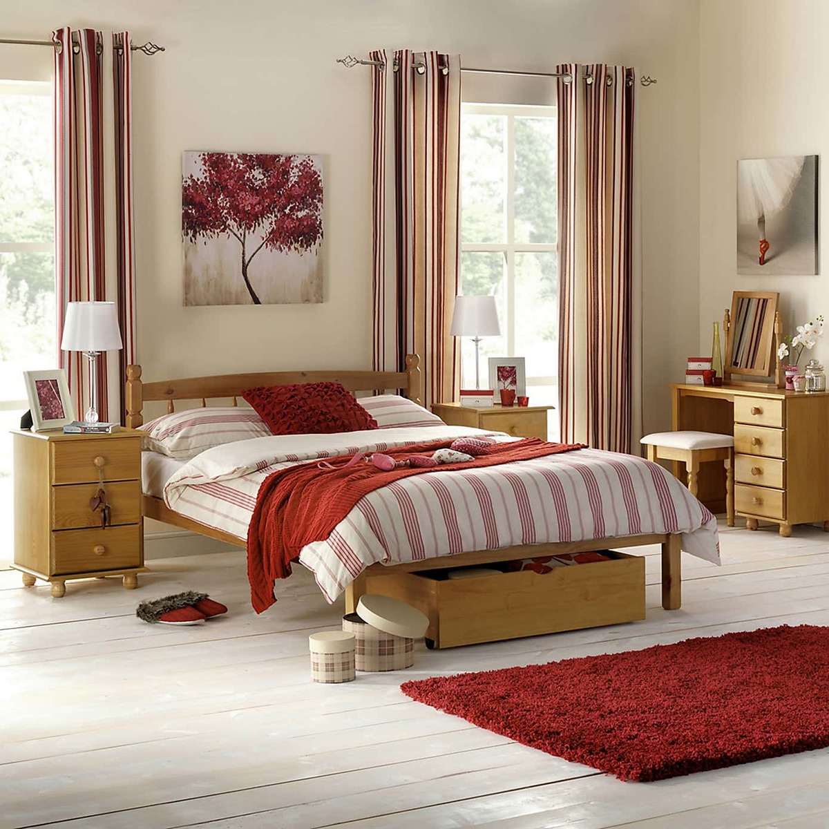 Pickwick Wooden Bed Frame Brown – image 6