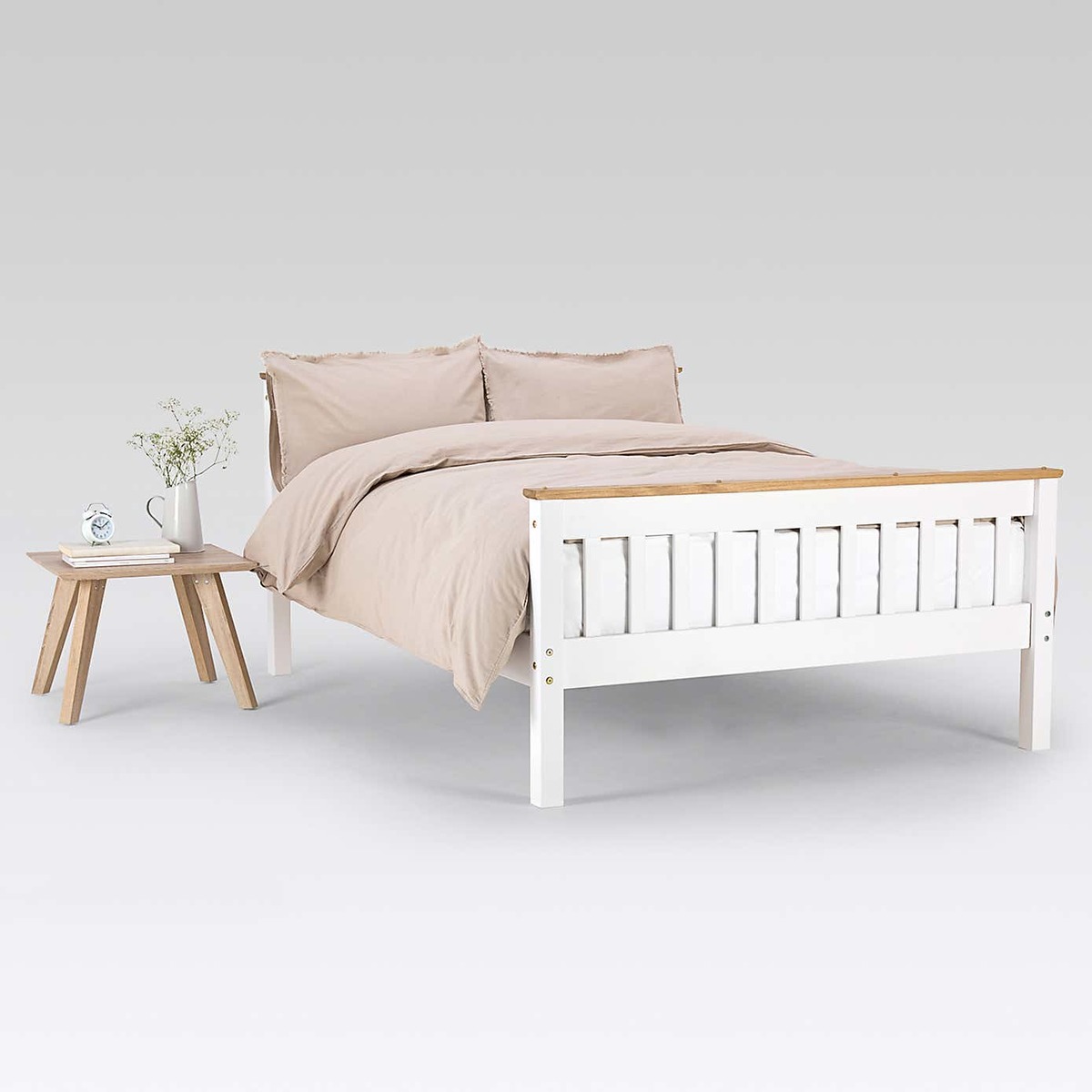 Devon White Bedstead White – image 3