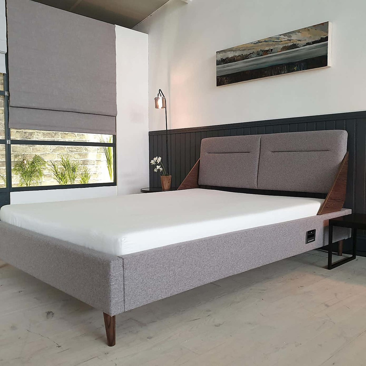 Reclina Smart Bed Frame Grey – image 3