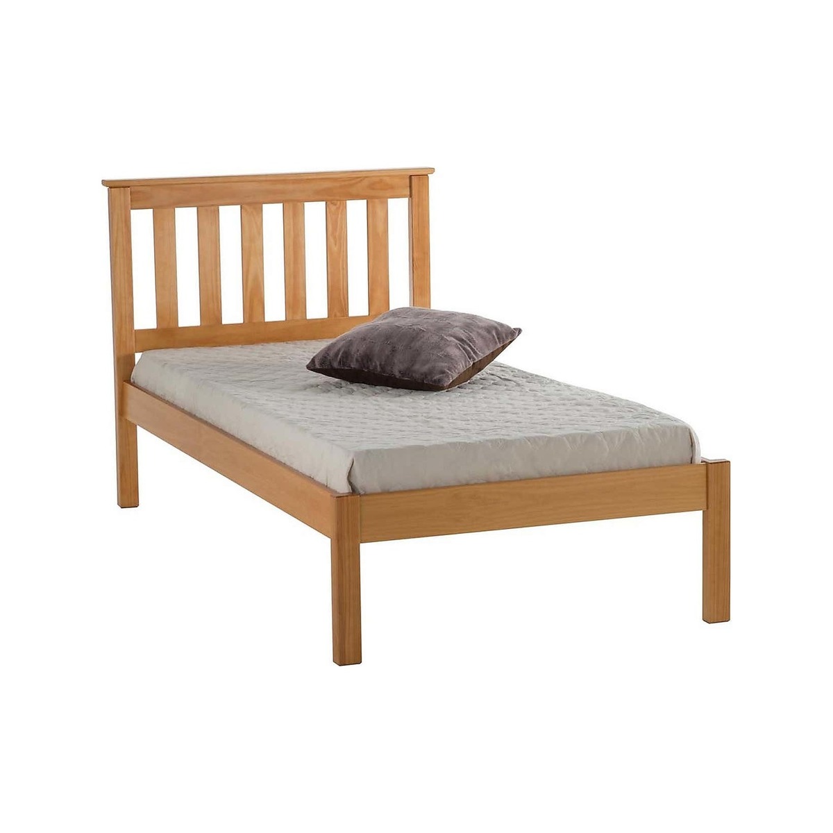 Denver Low End Bed Pine – image 1