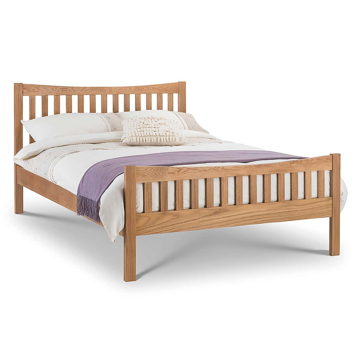 Bergamo Solid Oak Bedstead Natural – image 2