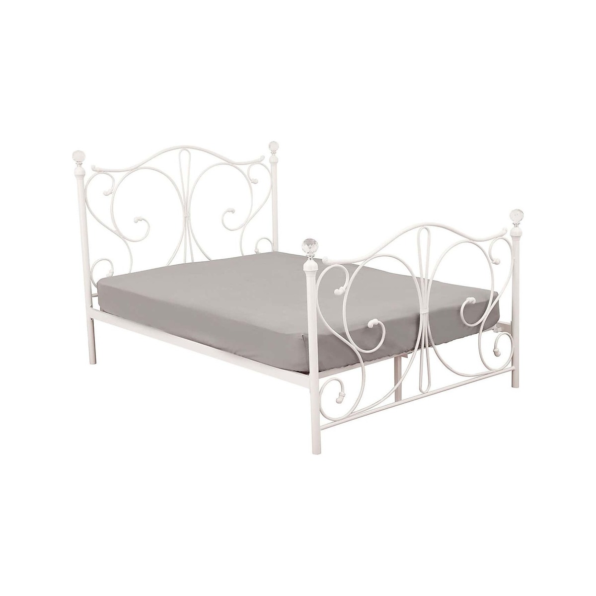 Florence Metal Bedstead White – image 1