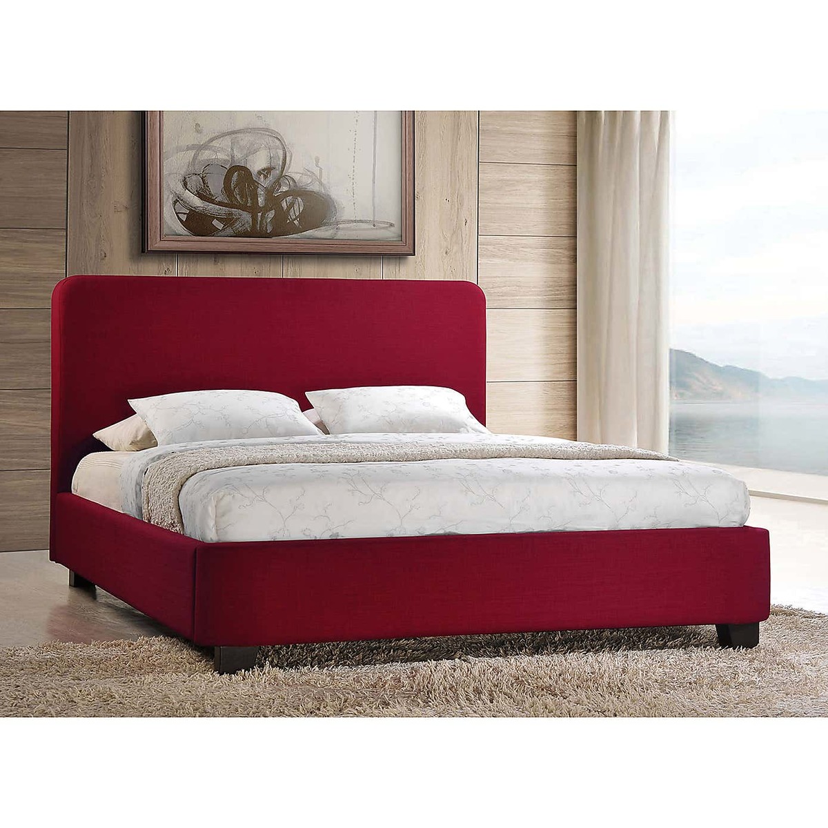 Time Living Opalia Red Bed Frame Red – image 2