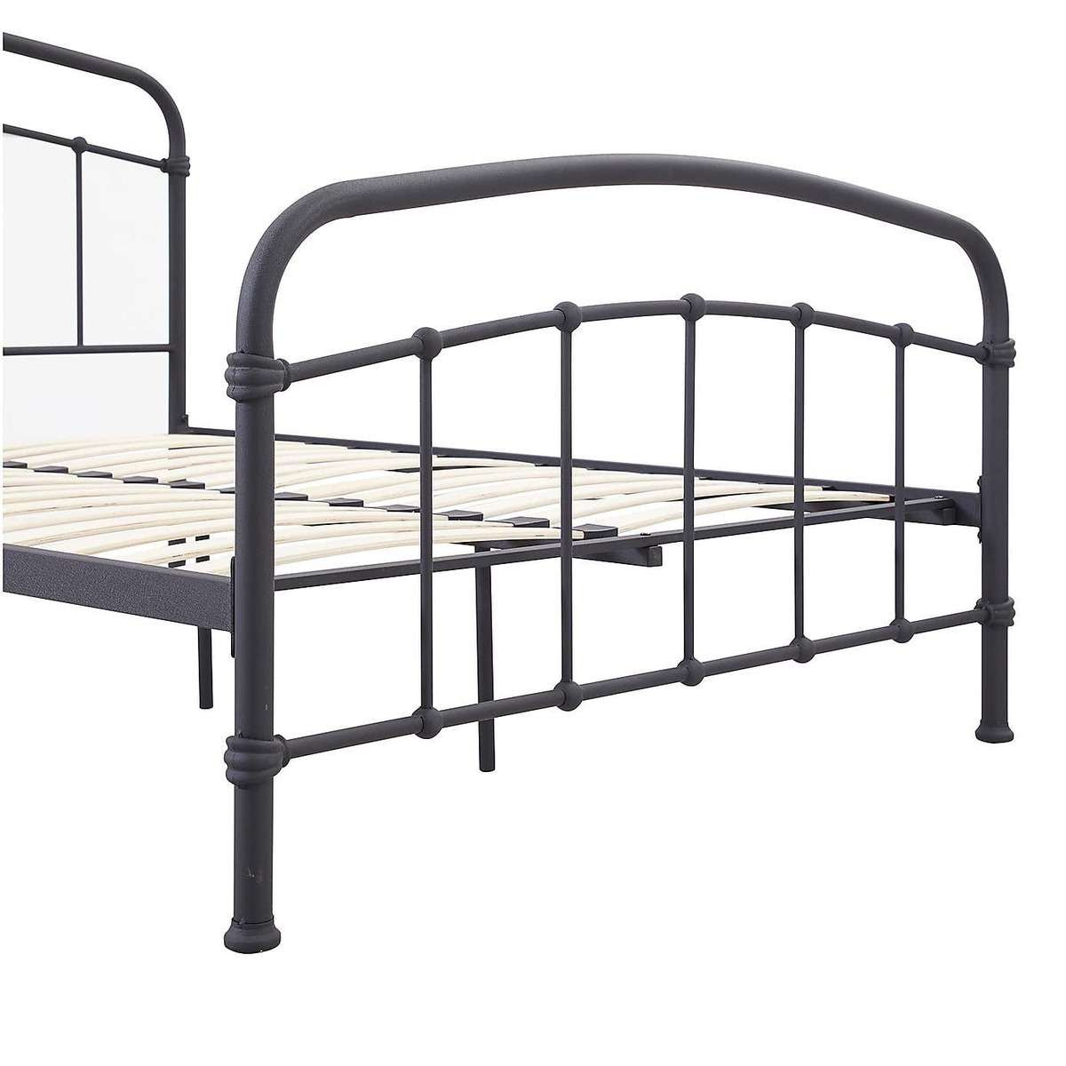 Halston Metal Bed Frame - Black Black – image 3