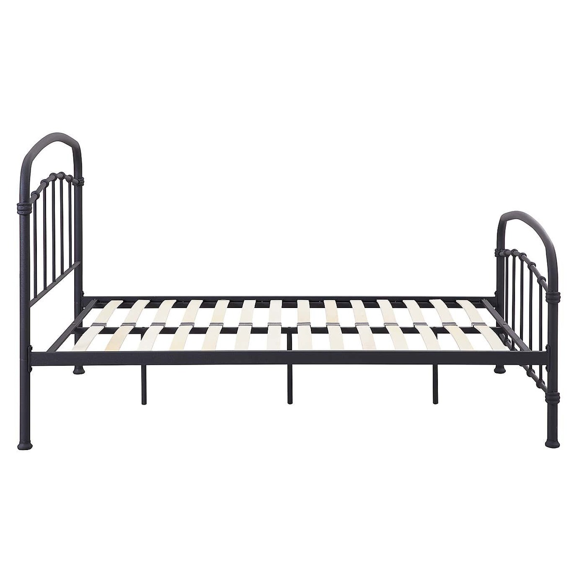 Halston Metal Bed Frame - Black Black – image 7