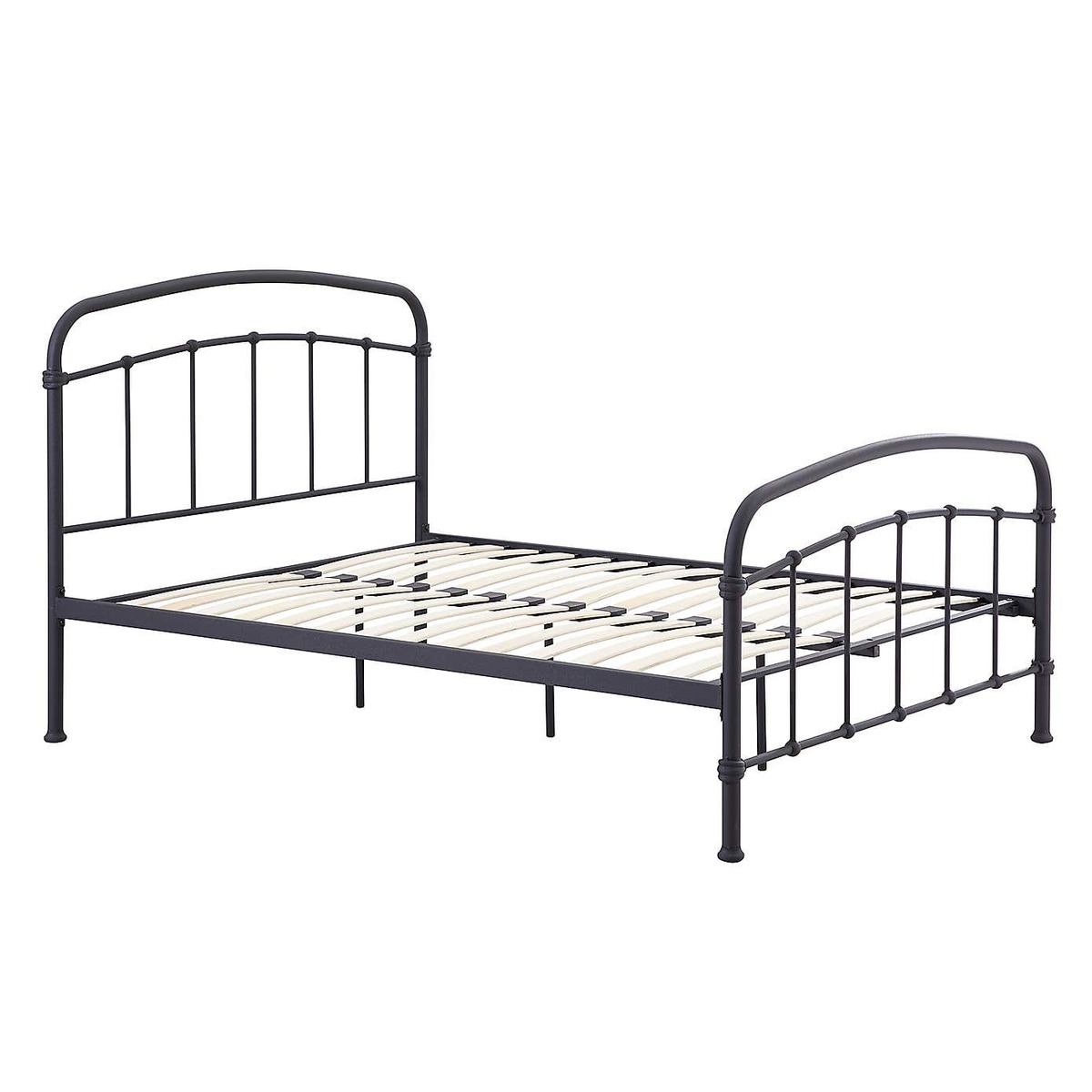 Halston Metal Bed Frame - Black Black – image 8