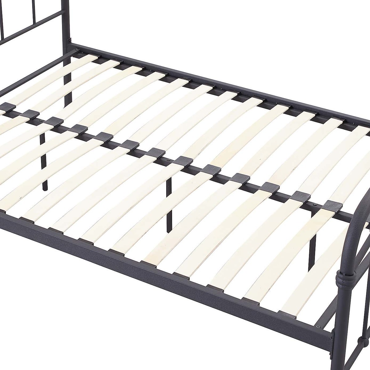Halston Metal Bed Frame - Black Black – image 10