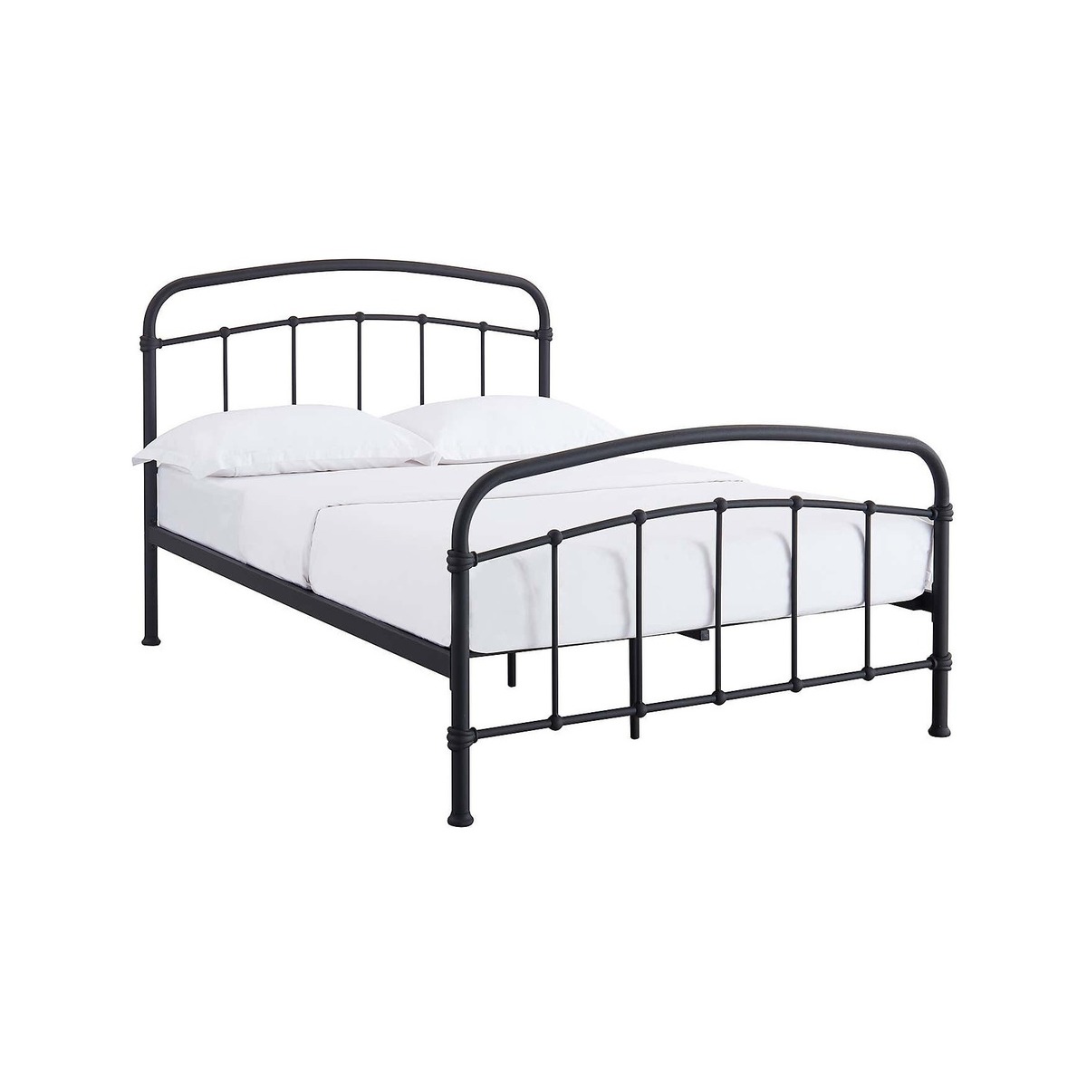 Halston Metal Bed Frame - Black Black – image 1