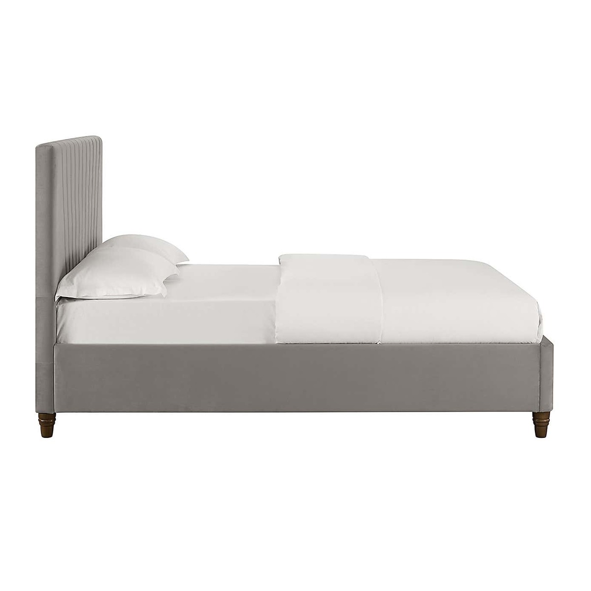 Lexie Velvet Bed Frame - Silver Silver – image 5