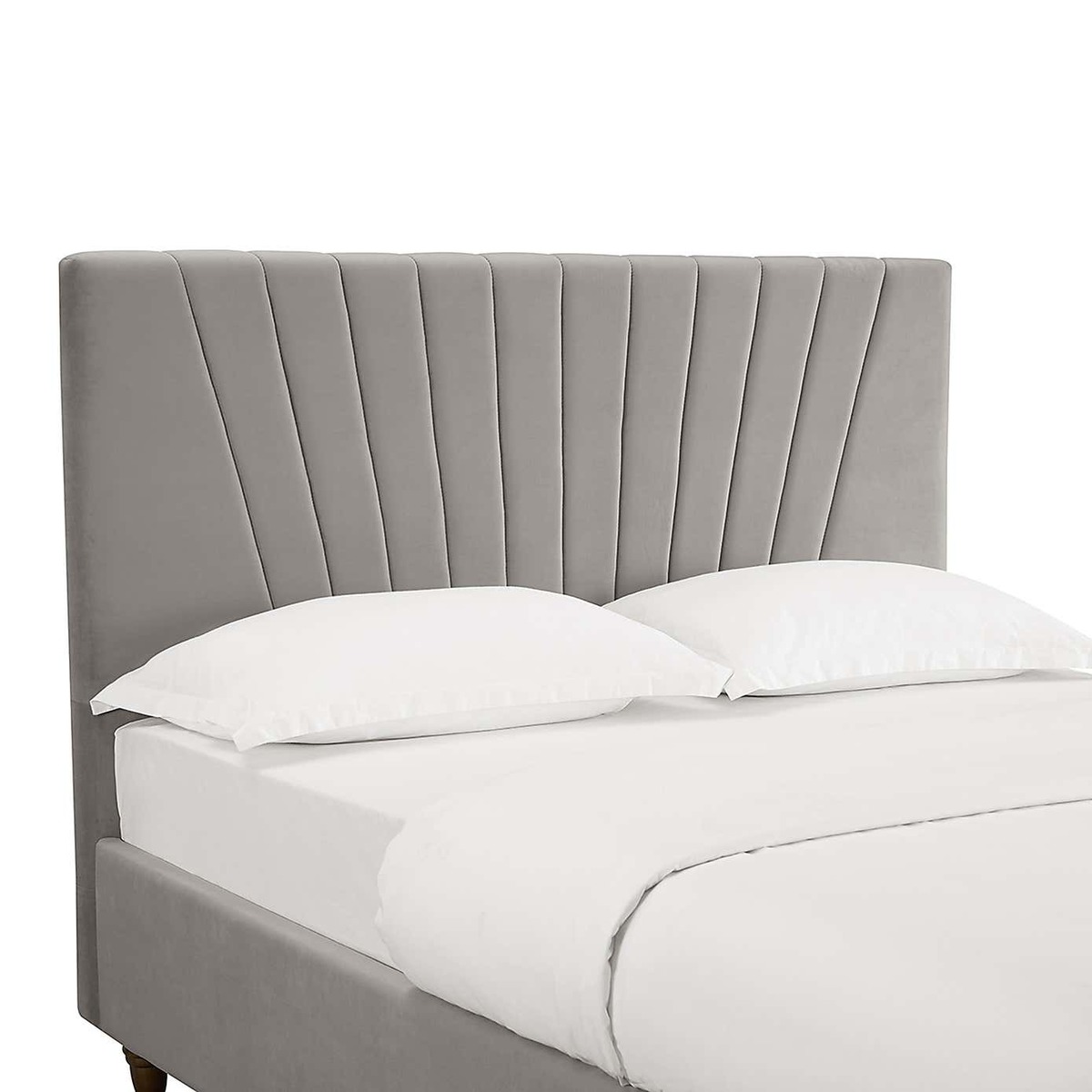 Lexie Velvet Bed Frame - Silver Silver – image 8