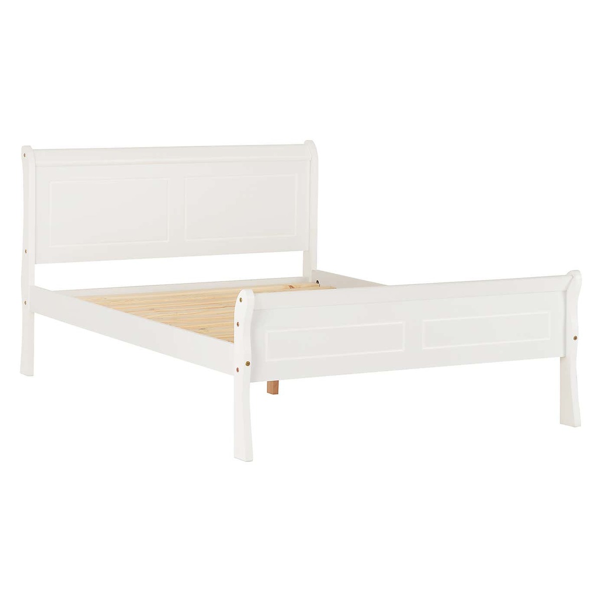 Georgia Sleigh Bedstead White – image 2