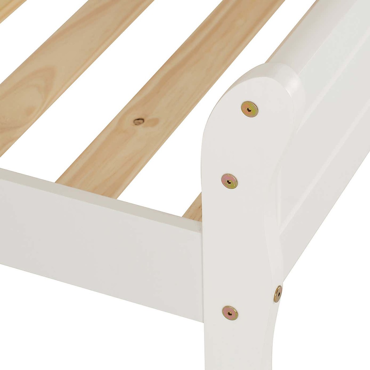 Georgia Sleigh Bedstead White – image 5