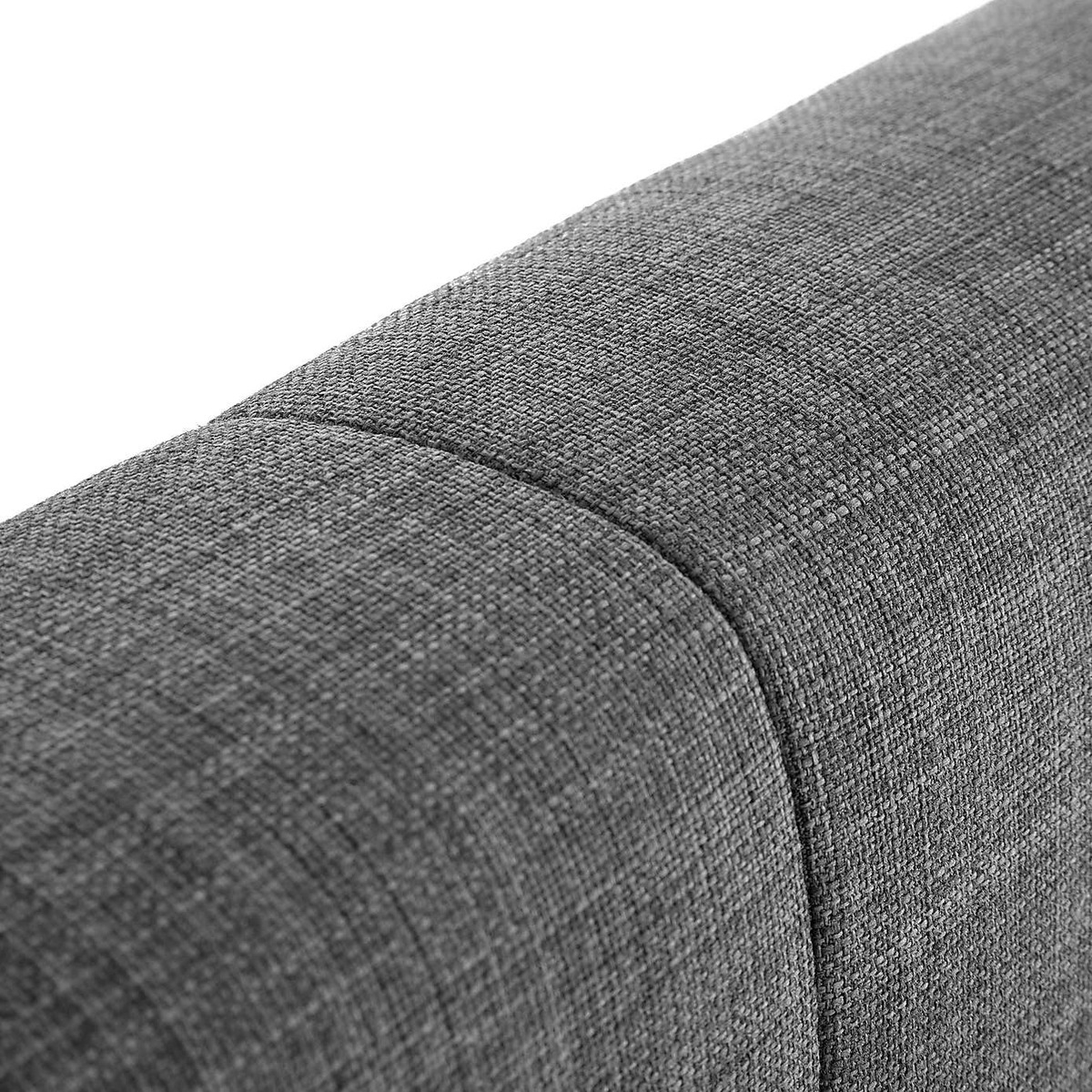 Sorrento Slate Grey Upholstered Bed Frame Grey – image 6