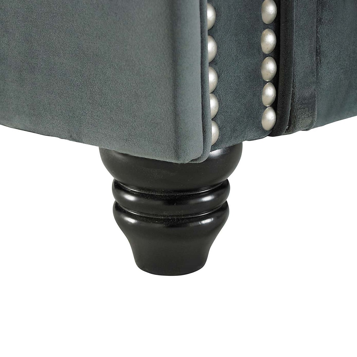 Paris Scrolled Bed Frame Dark Grey – image 6