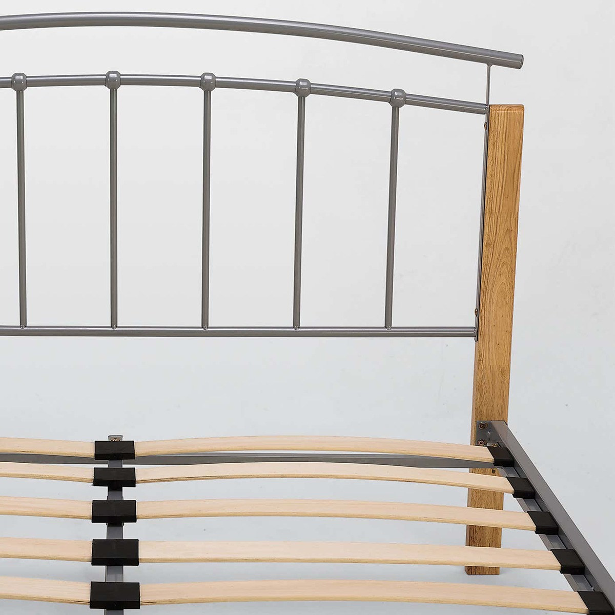 Tetras Metal Bedstead Silver – image 2
