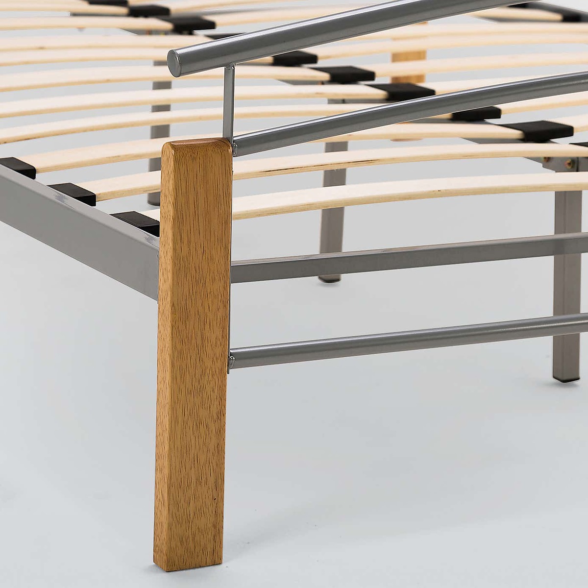 Tetras Metal Bedstead Silver – image 8