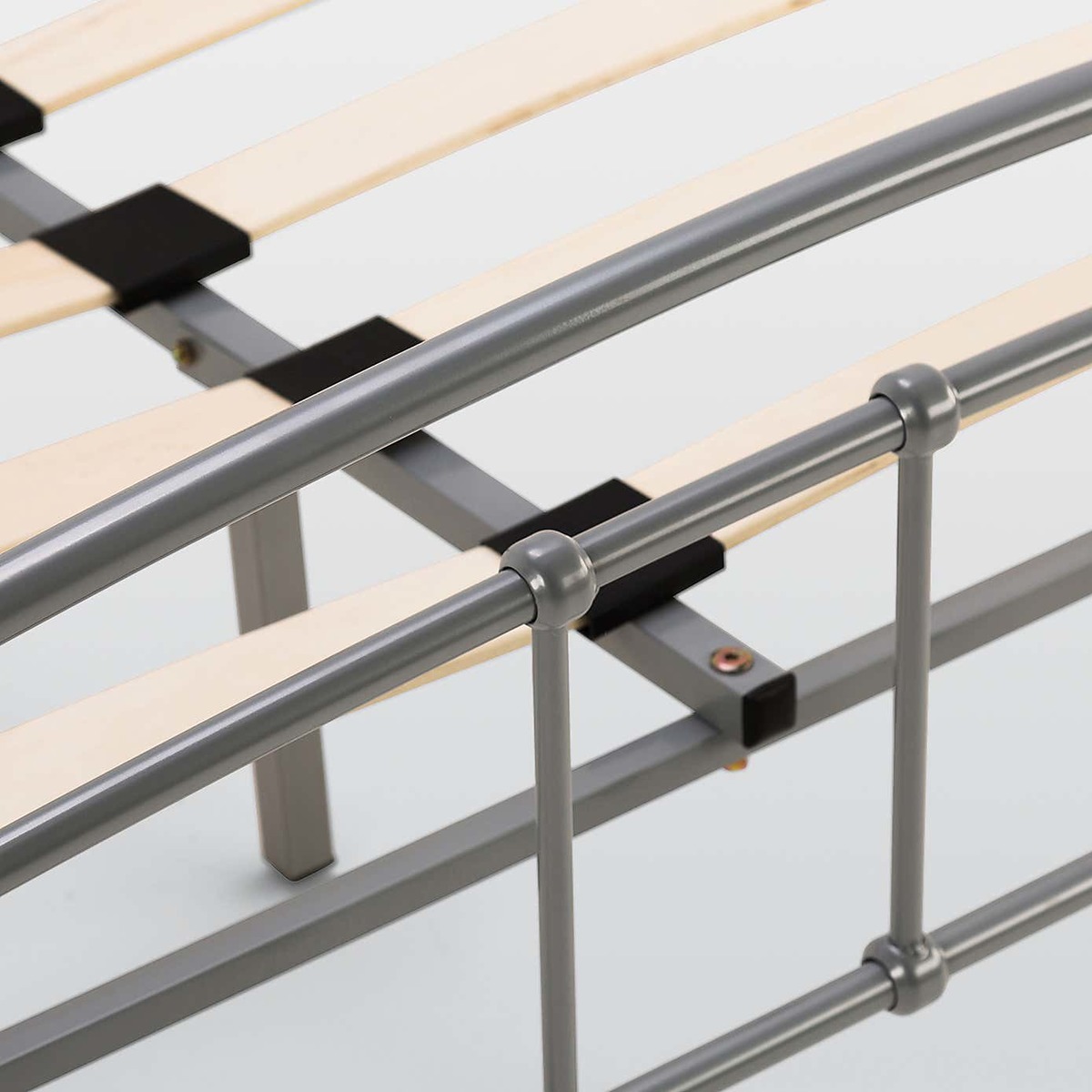 Tetras Metal Bedstead Silver – image 9