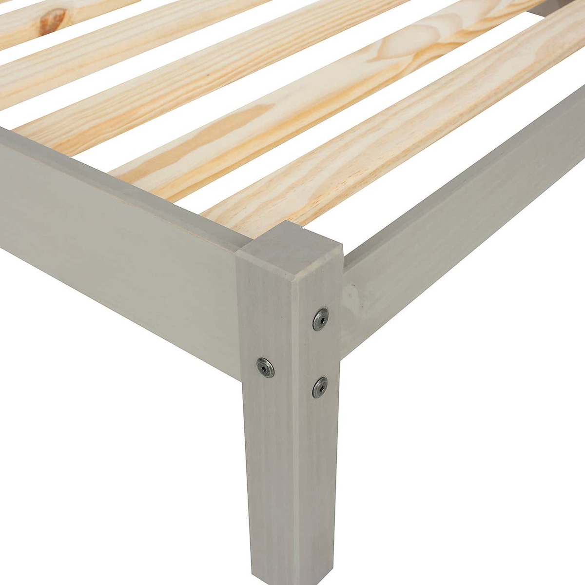 Corona Grey Slatted Low End Bed Frame Grey – image 3