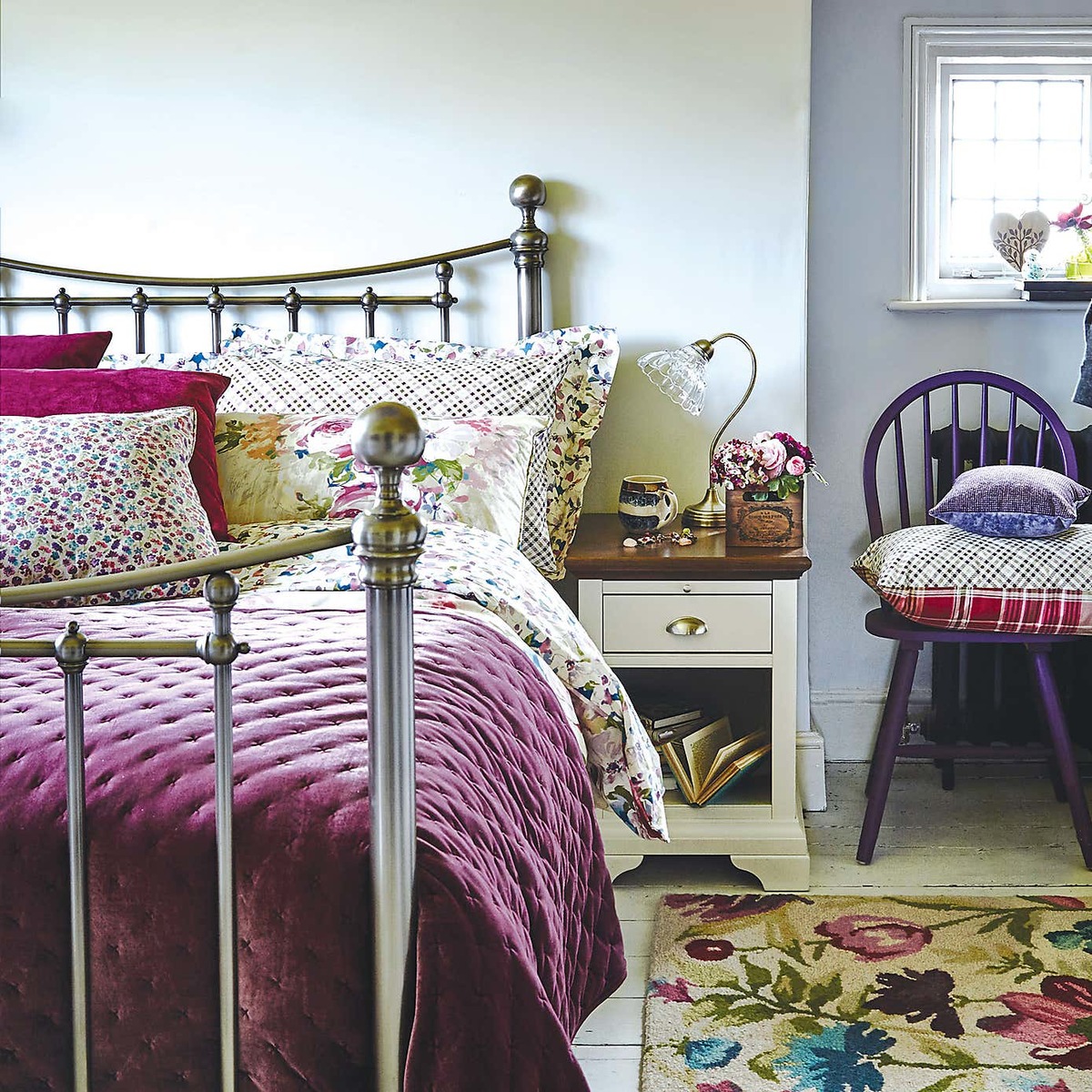 Eliza Nickel Bedstead Matt Silver – image 2