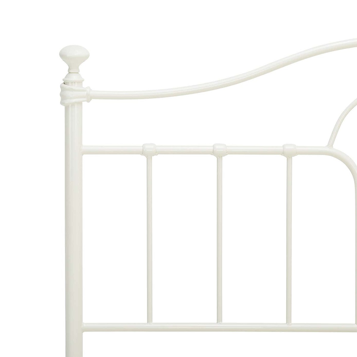 Keswick Cream Metal Bed Frame Cream – image 3