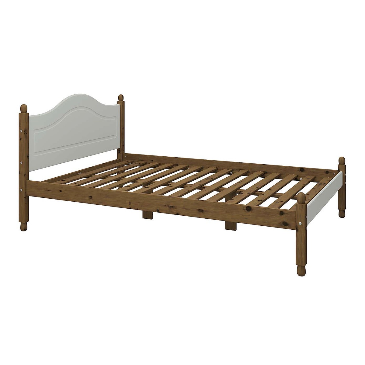 Colburn Pine Bed Frame Cream – image 3