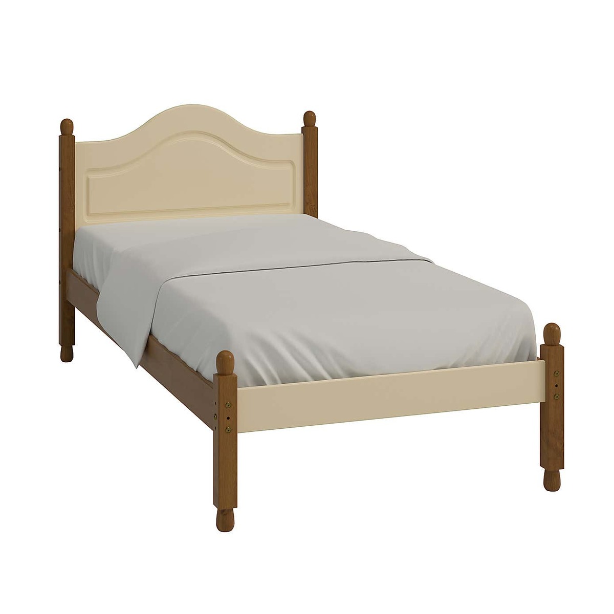 Colburn Pine Bed Frame Cream – image 6