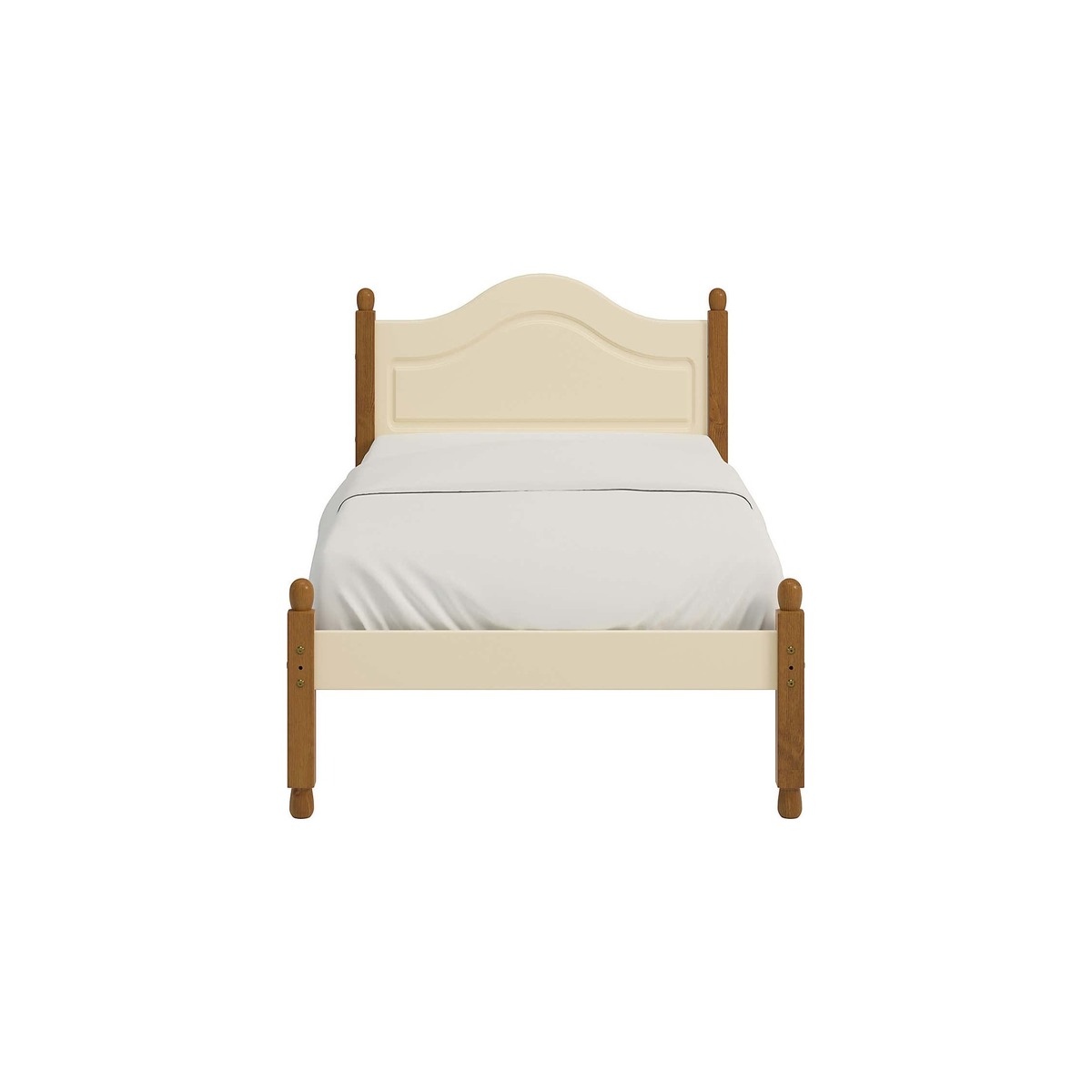Colburn Pine Bed Frame Cream – image 2