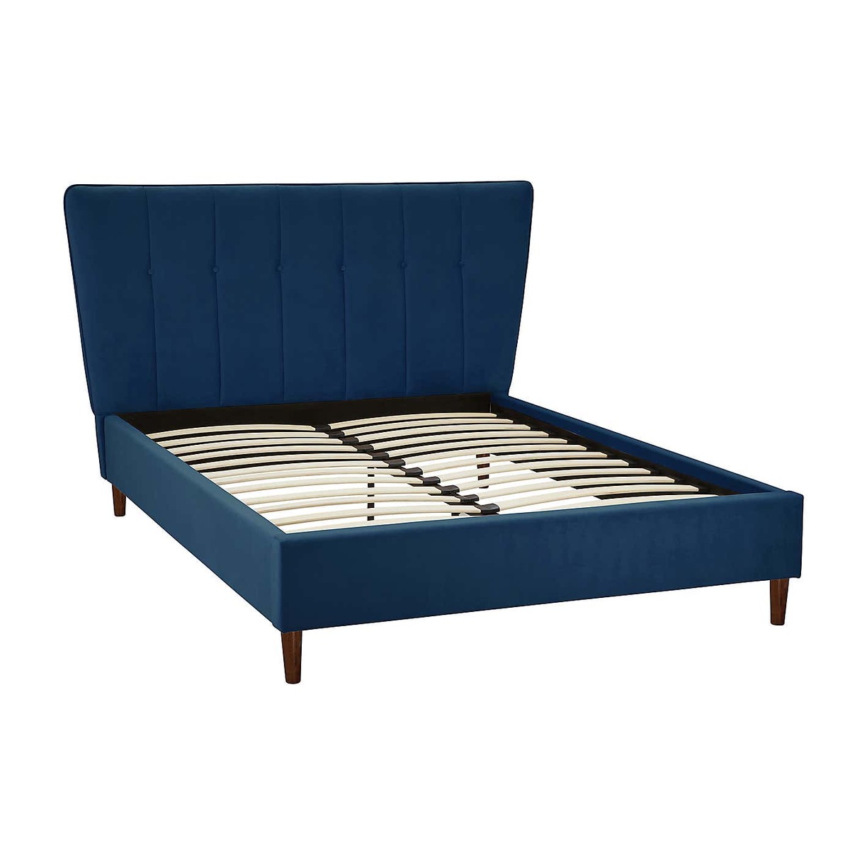Isla Velvet Bed Frame - Midnight Blue – image 3