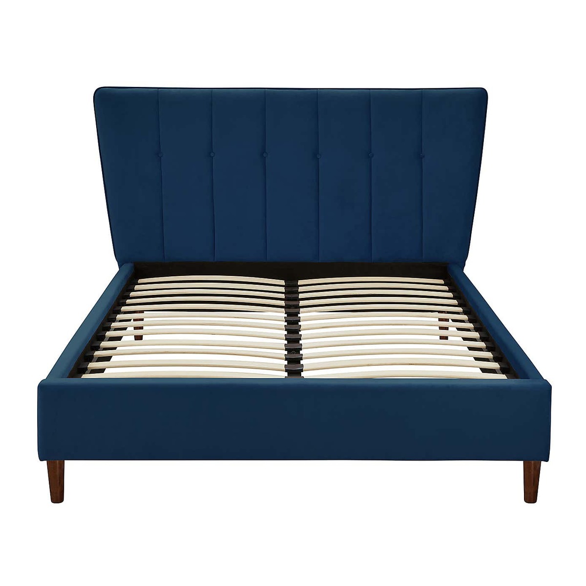 Isla Velvet Bed Frame - Midnight Blue – image 4