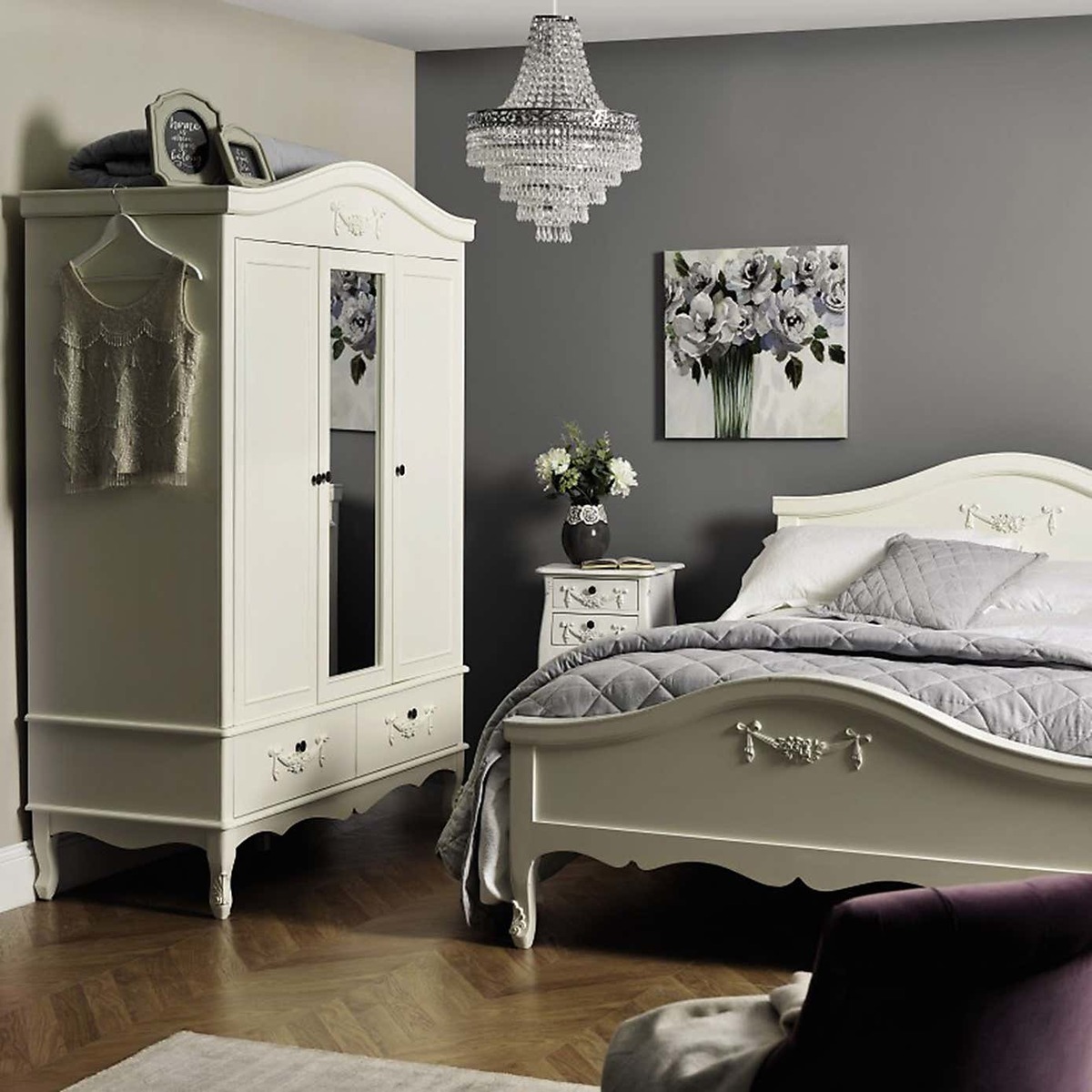Toulouse Ivory Bedstead White – image 9