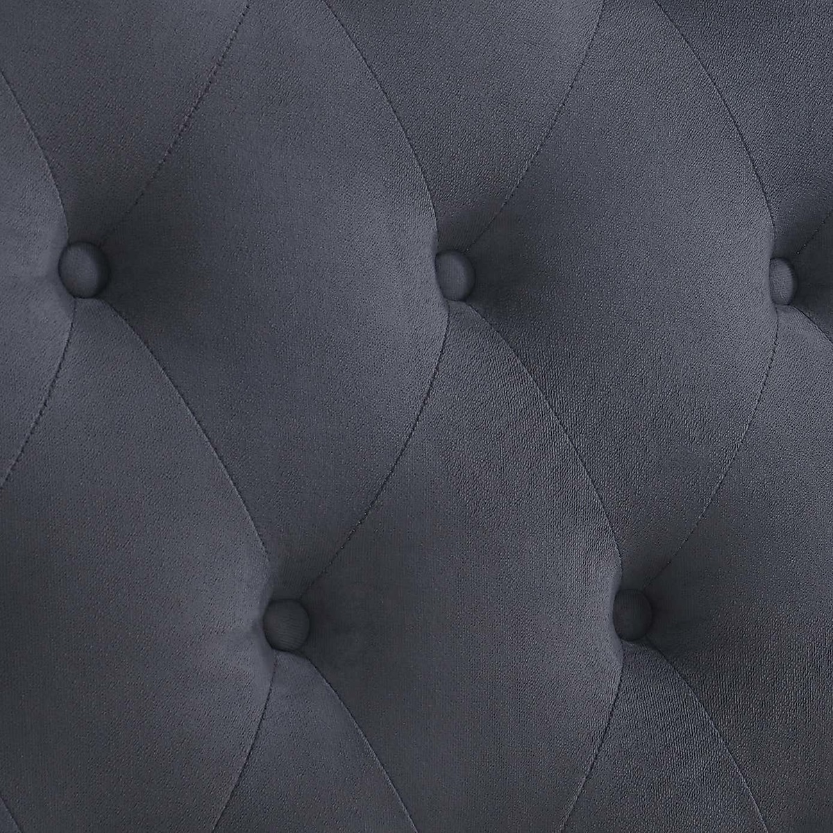 Balmoral Velvet Bed Frame Grey – image 9