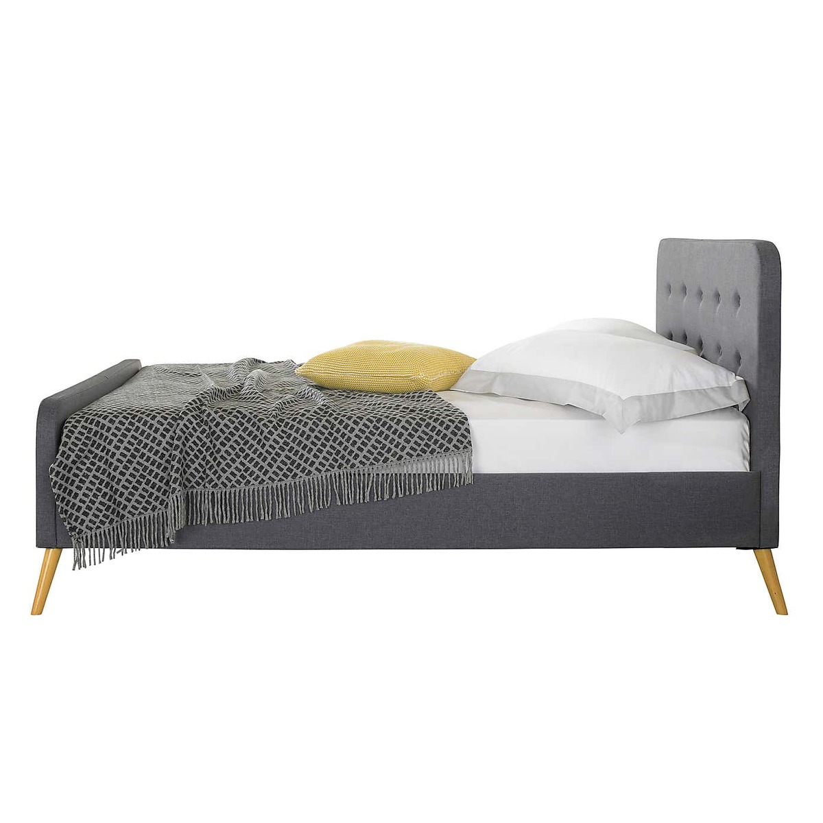 Renee Bed Frame Oatmeal (Brown) – image 6