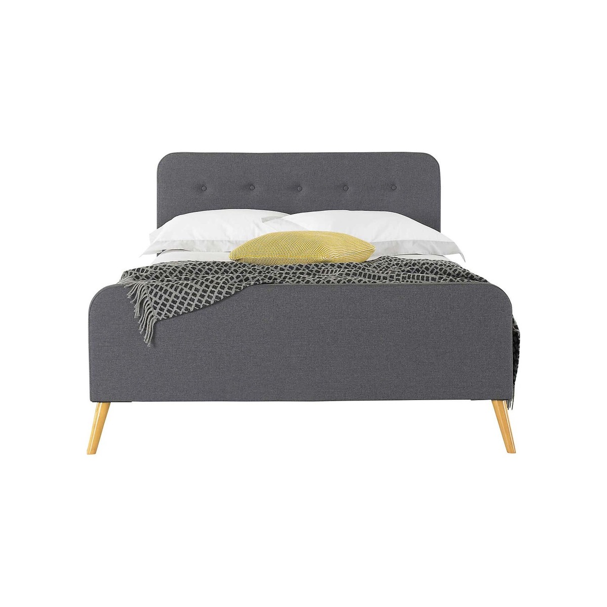 Renee Bed Frame Oatmeal (Brown) – image 2
