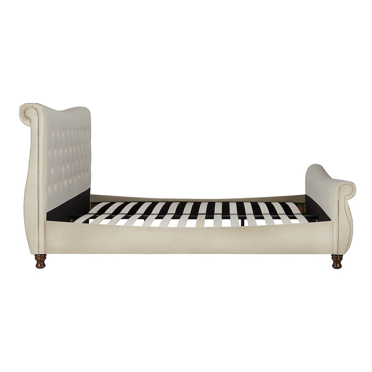 Copenhagen Fabric Bed Frame Warm Stone – image 8