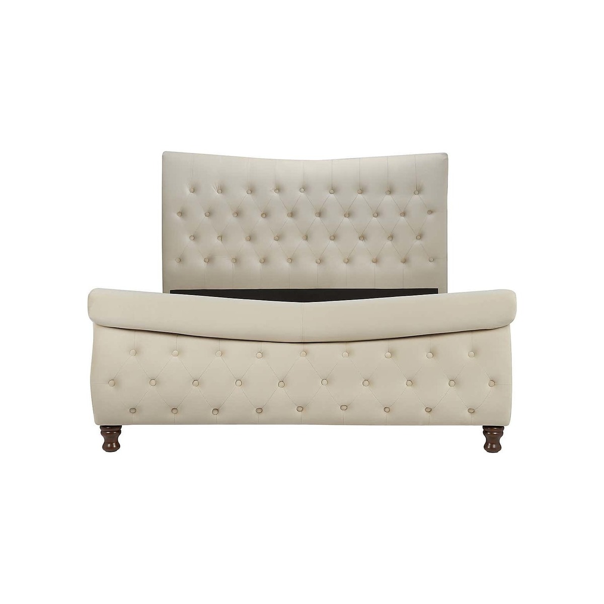 Copenhagen Fabric Bed Frame Warm Stone – image 2