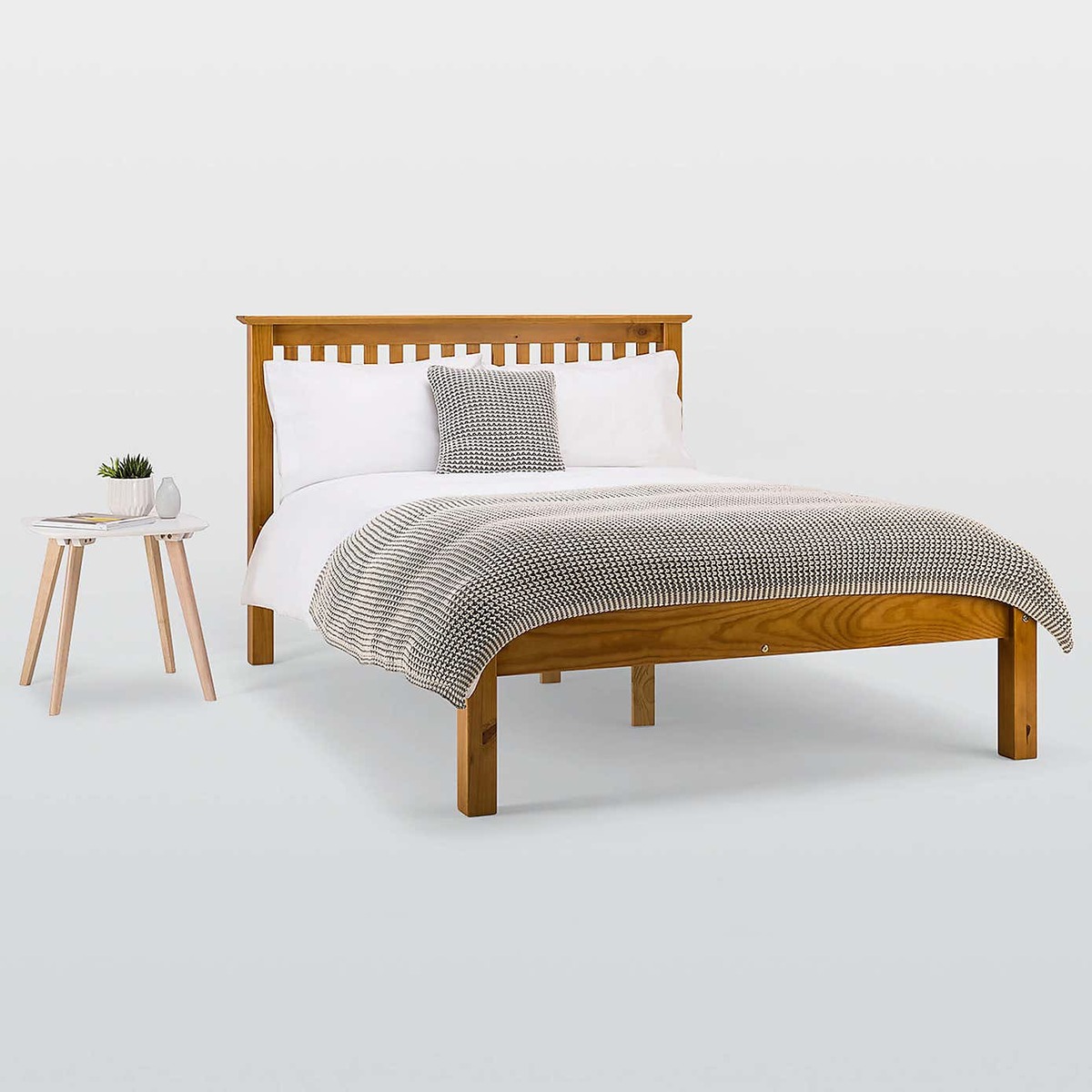 Barcelona Low Foot Bedstead Natural – image 3