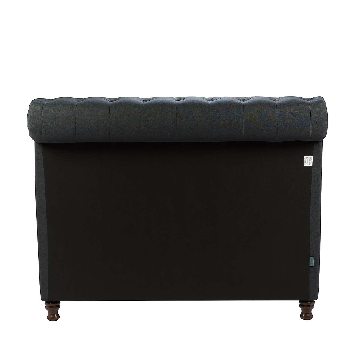 Castello Charcoal Sleigh Fabric Bed Frame Charcoal – image 9