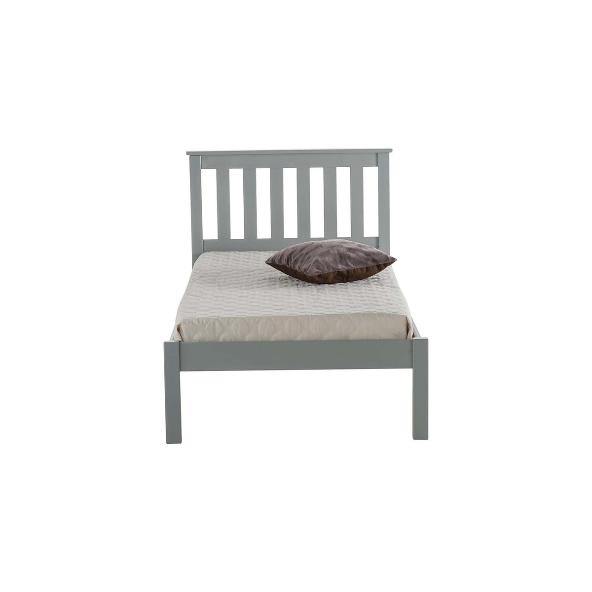 Denver Low End Bed Frame Grey – image 2