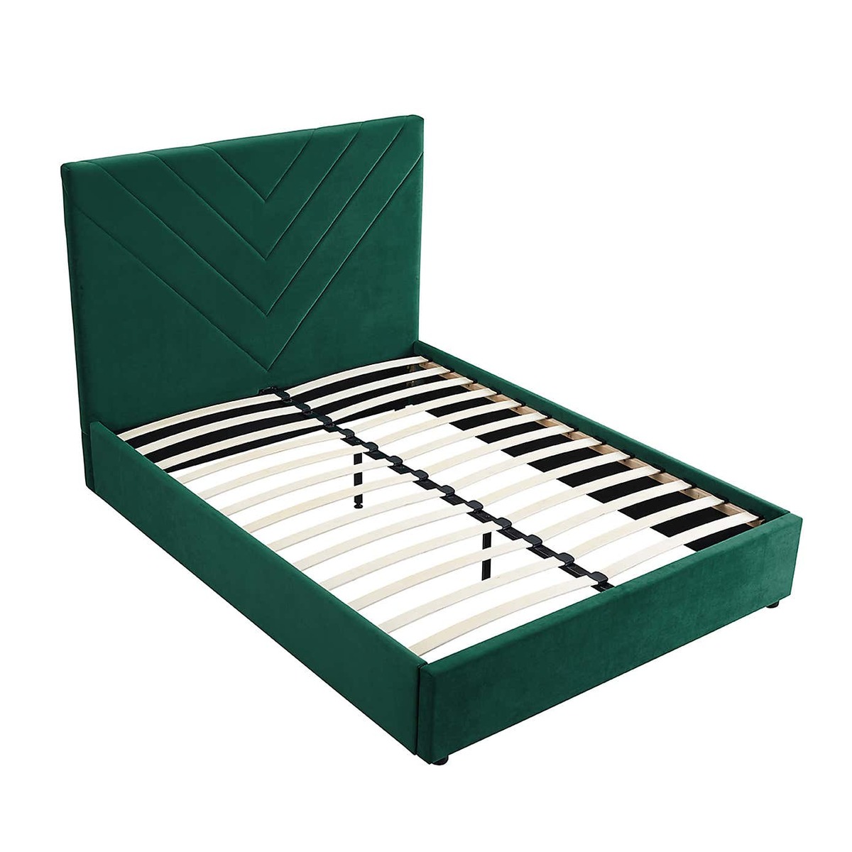 Islington Velvet Bed Frame - Green Green – image 6