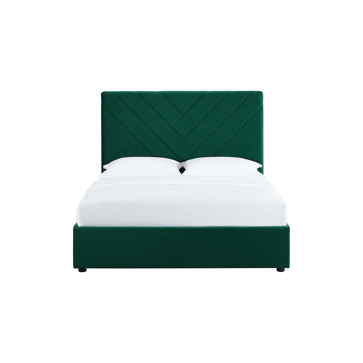 Islington Velvet Bed Frame - Green Green – image 2